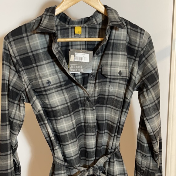 Eddie Bauer Travex Flannel Shirt Dress NWT - Picture 6 of 11